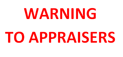 Warning To Appraisers – VaCAP – Virginia Coalition Of Appraiser ...